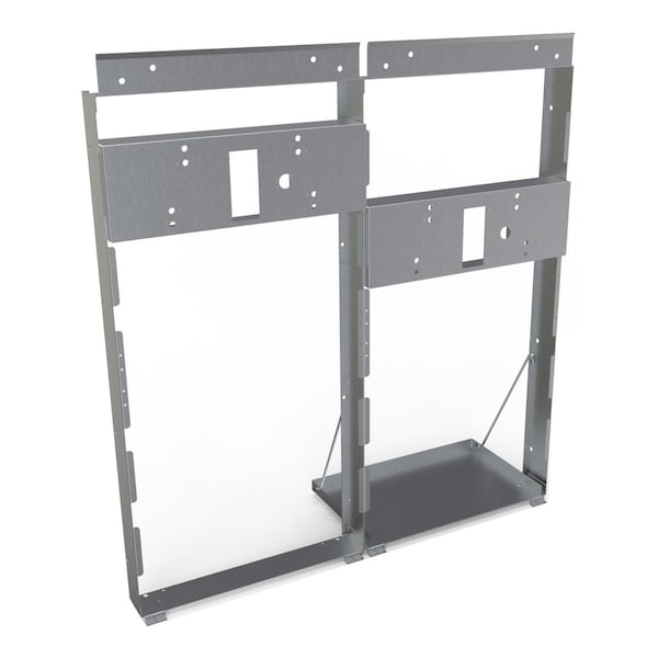 Halsey Taylor Ht/Hrf Double Frame, Galvanized Steel
